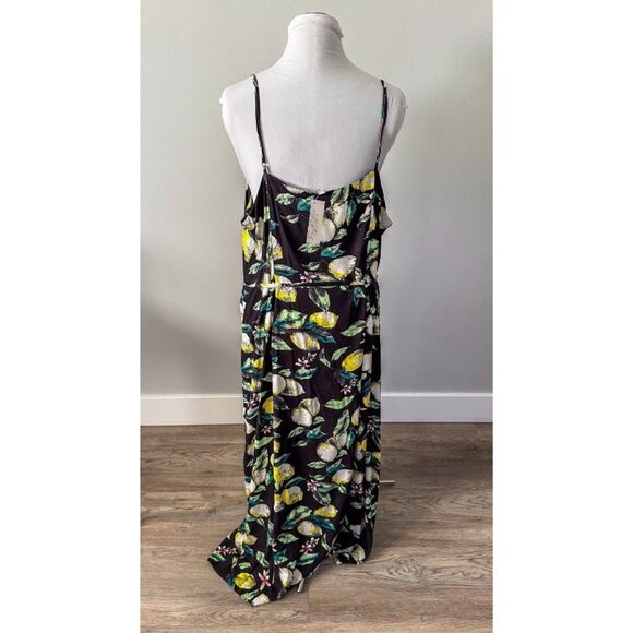 Xhilaration Black Lemon Strappy Midi Dress - NWT! - Picture 6 of 8